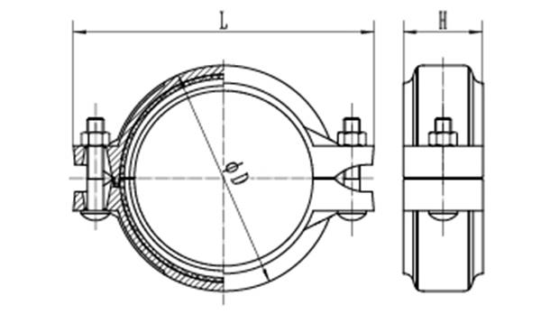 رسم توضيحي للأبعاد