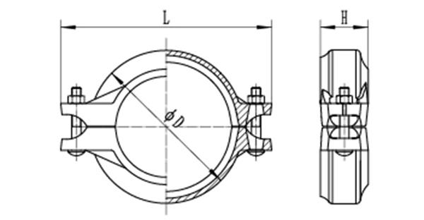 رسم توضيحي للأبعاد
