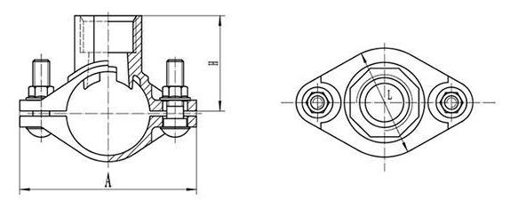 رسم توضيحي للأبعاد