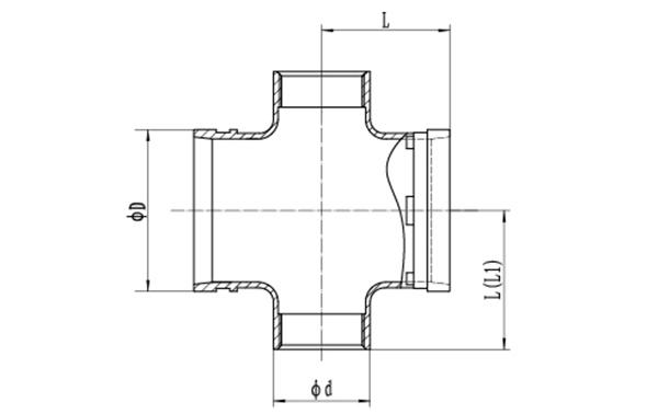 رسم توضيحي للأبعاد